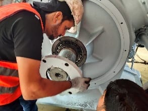 Motor Stator servicing